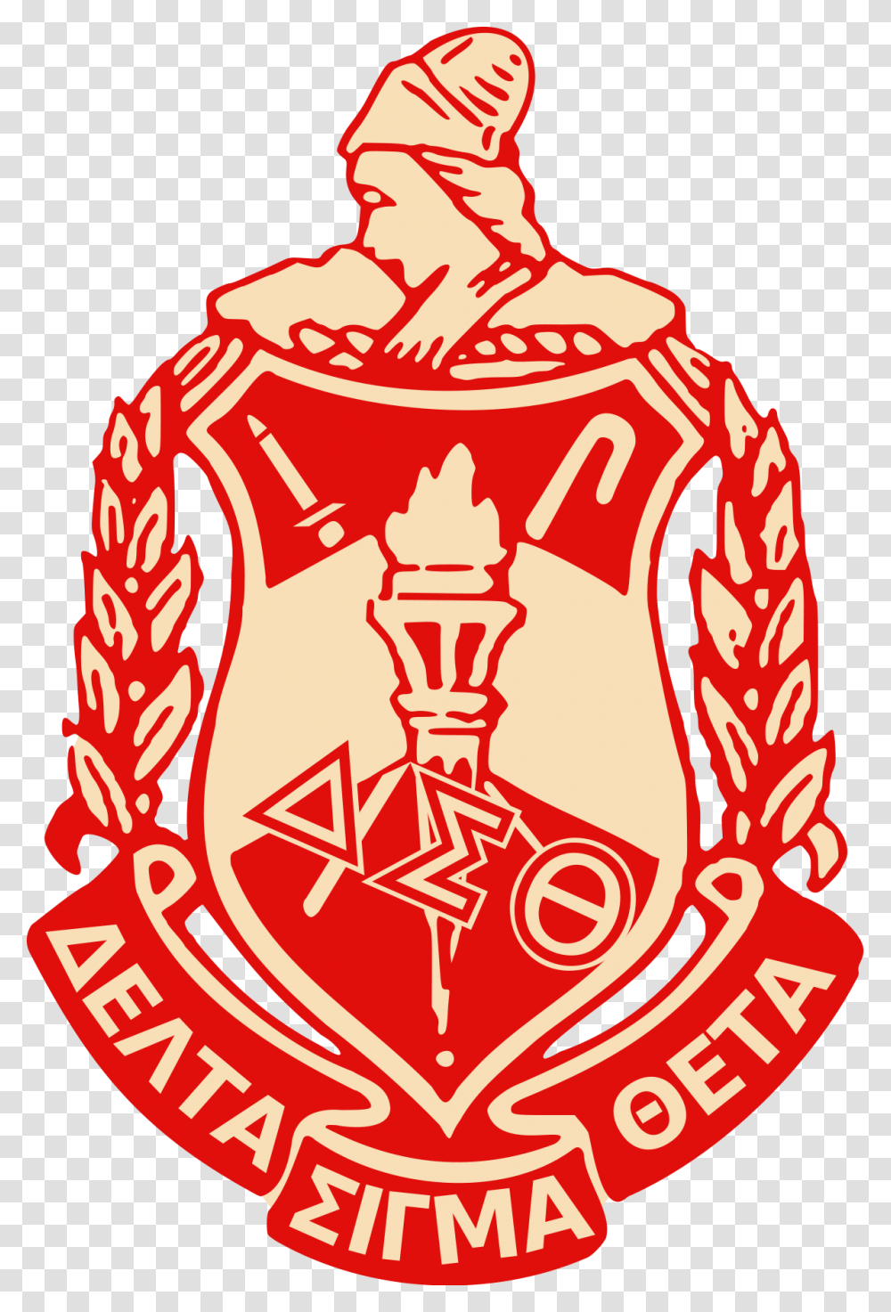 Delta Sigma Theta Crest, Emblem, Hook, Leisure Activities Transparent Png