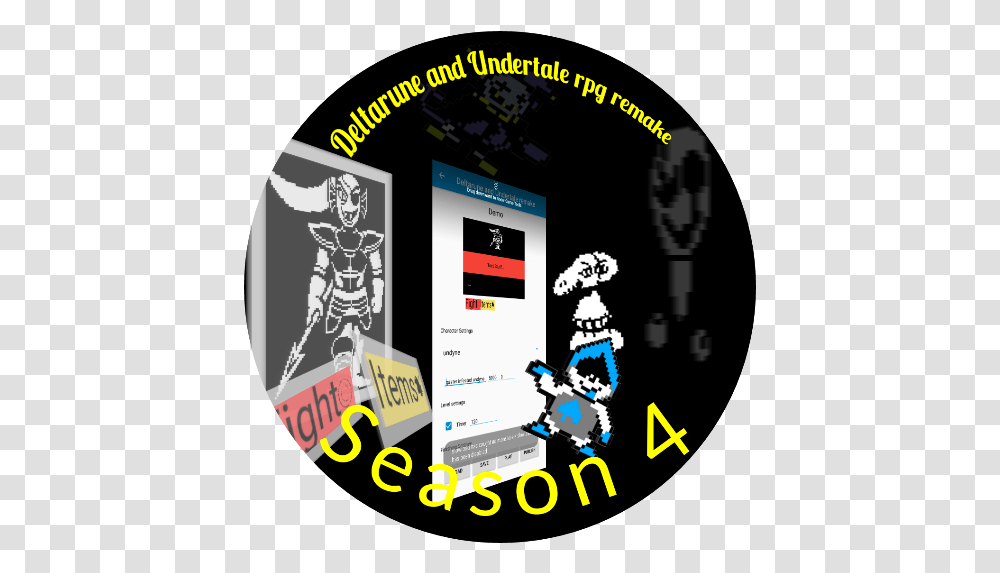 Deltarune And Undertale Rpg Remake 2 Apps On Google Play Fictional Character, Text, Electronics, Computer, Flyer Transparent Png