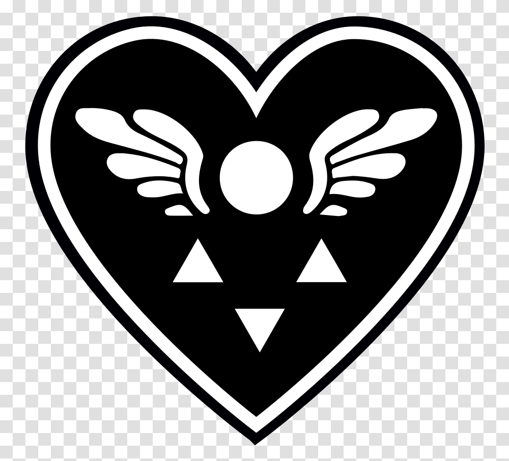 Deltarune Stuckerblack Stuckeroutline Tobyfox Undertale Undertale Delta Rune, Symbol, Stencil, Emblem, Heart Transparent Png