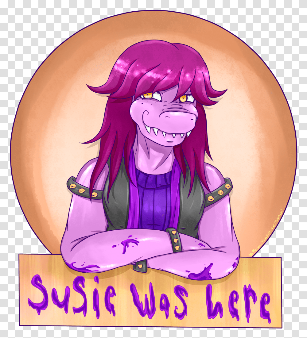 Deltarune Susie Deltarune, Purple Transparent Png