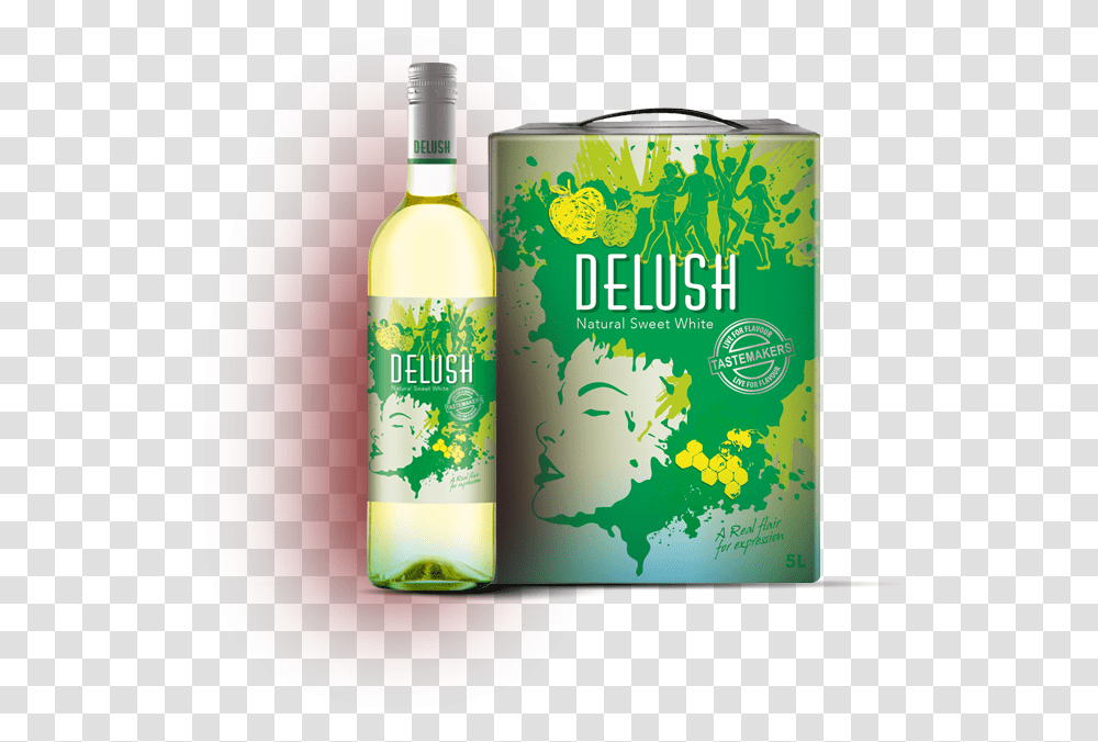 Delush White Wine Pack Delush Wine Alcohol Percentage, Liquor, Beverage, Drink, Beer Transparent Png