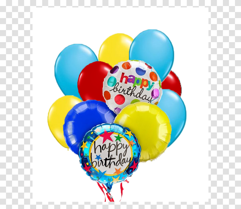 Deluxe Balloon Bouquet Happy Birthday Balloons Bouquet Transparent Png