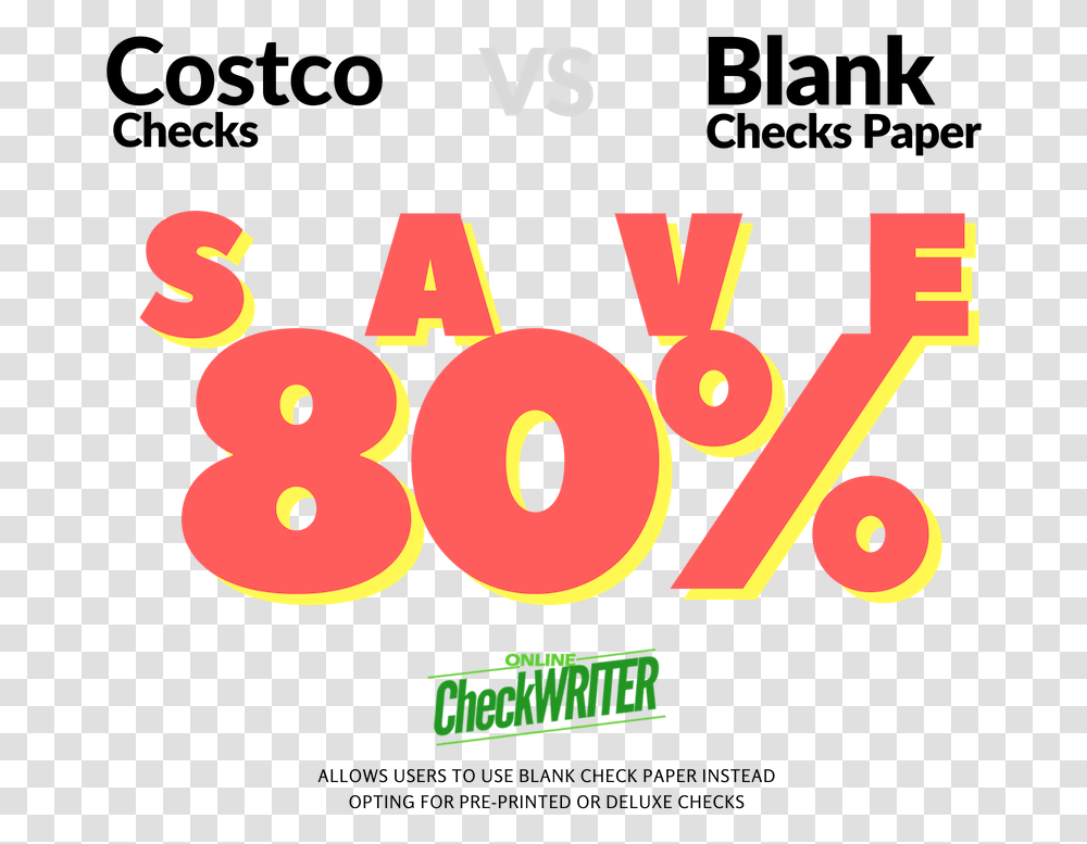 Deluxe Checks Vs Blank Check Paper Poster, Number, Alphabet Transparent Png