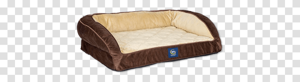 Deluxe Couch Pet Bed Serta Dog Bed, Furniture, Mattress, Cushion, Pillow Transparent Png