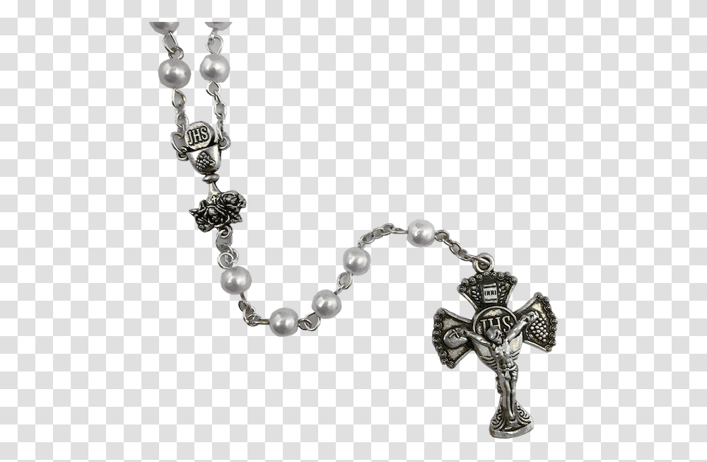 Deluxe First Communion Rosary Rosarios De Primera Comunion, Accessories, Accessory, Jewelry, Necklace Transparent Png