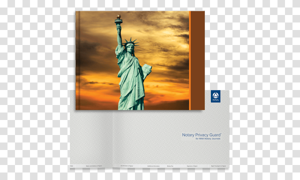 Deluxe Journal Lady Liberty Statue Of Liberty, Sculpture, Person, Human Transparent Png