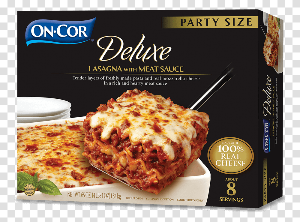 Deluxe Lasagna With Meat Sauce Cor, Pizza, Food, Pasta, Menu Transparent Png