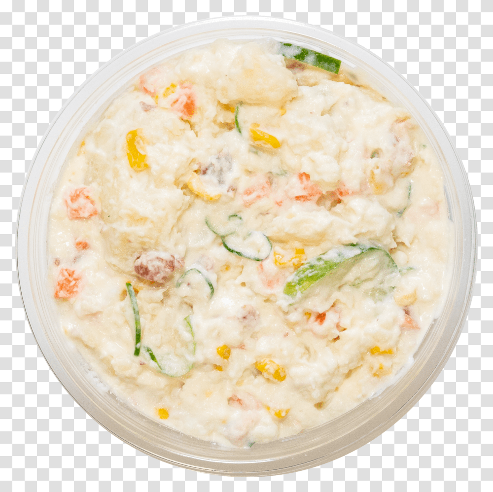 Deluxe Potato Salad Kheer, Bowl, Dish, Meal, Food Transparent Png