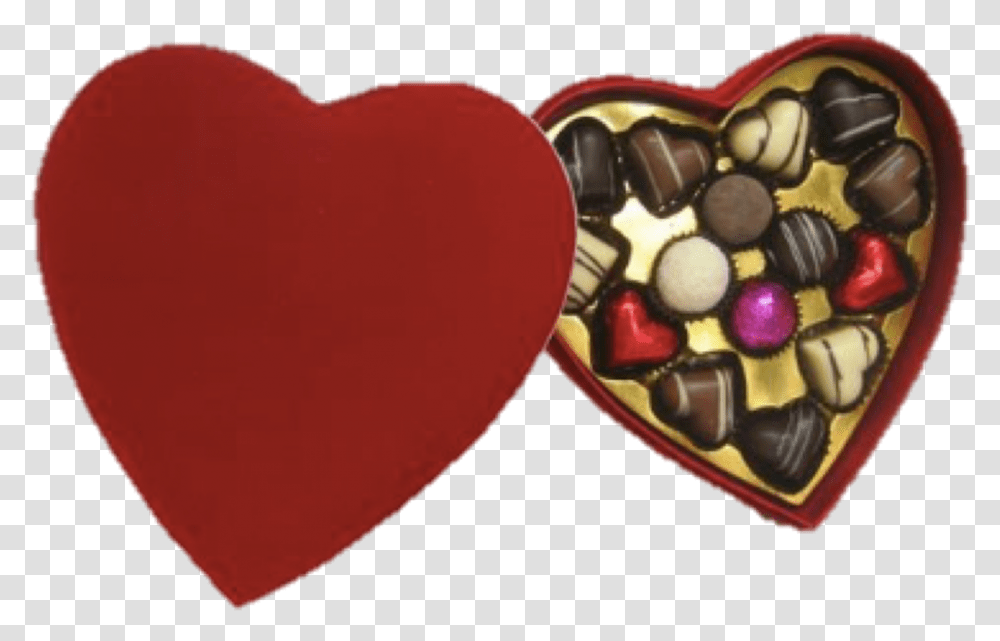Deluxe Red Heart Box 15 Chocolates 6750 Mayfield Heart, Plectrum, Balloon, Food, Sweets Transparent Png
