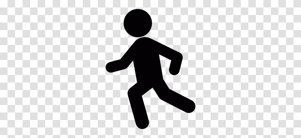 Deluxe Runner Logo Clip Art Running Man Logo Clipart Best, Person, Human, Silhouette Transparent Png