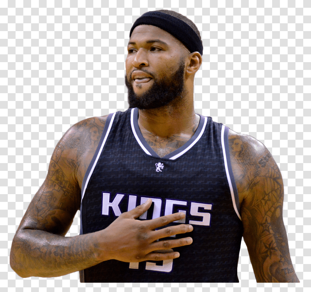 Demarcus Cousins, Skin, Person, Tattoo Transparent Png