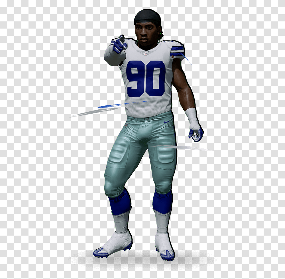 Demarcus Lawrence Madden, Apparel, Helmet, People Transparent Png