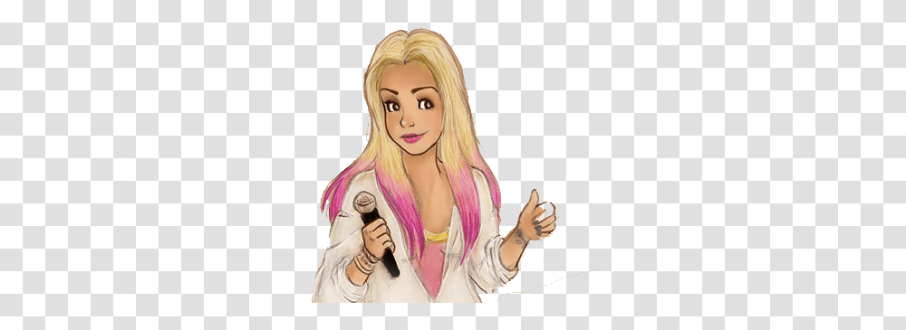 Demi Discovered By Undercover Demi Lovato Cartoon, Person, Costume, Hair, Finger Transparent Png