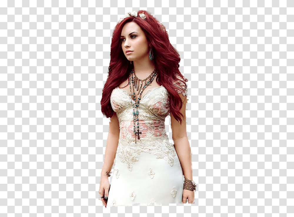 Demi Lovato Demi Lovato Red Hair, Person, Face, Female, Clothing Transparent Png