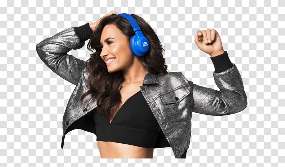 Demi Lovato Musician Jbl Singer Songwriter Demi Lovato, Headphones, Electronics, Person, Hair Transparent Png