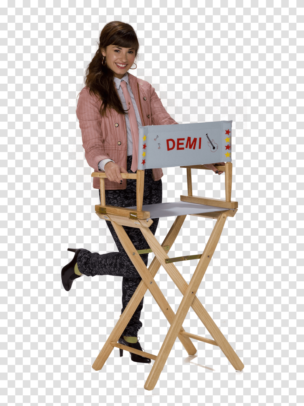 Demi Lovato, Person, Wood, Stand Transparent Png