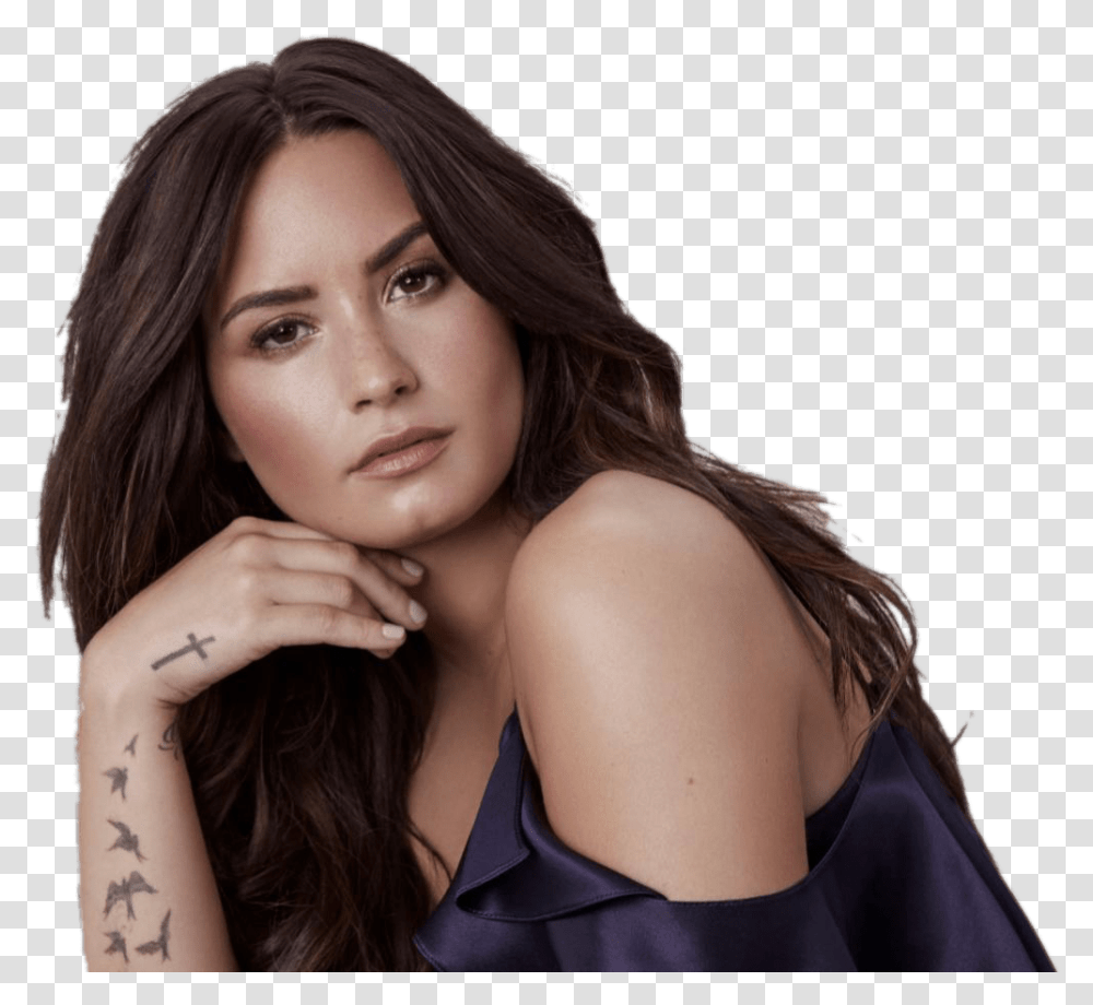 Demi Lovato Portrait Demi Lovato, Skin, Person, Human, Face Transparent Png