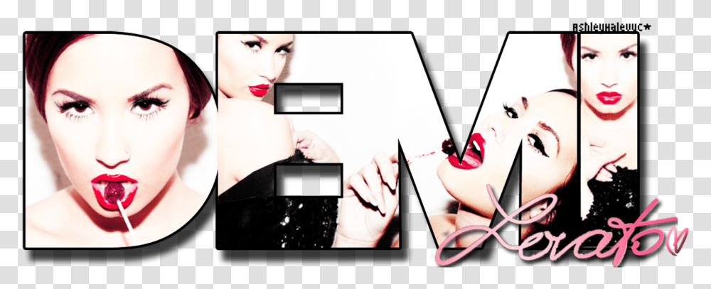 Demi Lovato Tyler Shields, Person, Accessories, Poster, Advertisement Transparent Png