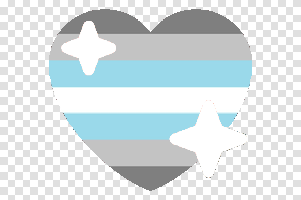 Demiboy Sparkle Heart Discord Emoji Demigirl Heart Emoji Discord, Outdoors, Nature, Star Symbol Transparent Png