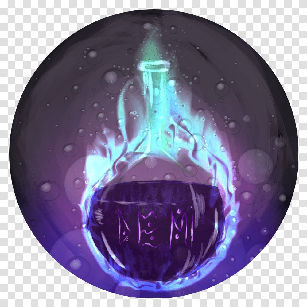 Demisexual Potion Circle, Sphere, Lighting, Helmet, Droplet Transparent Png