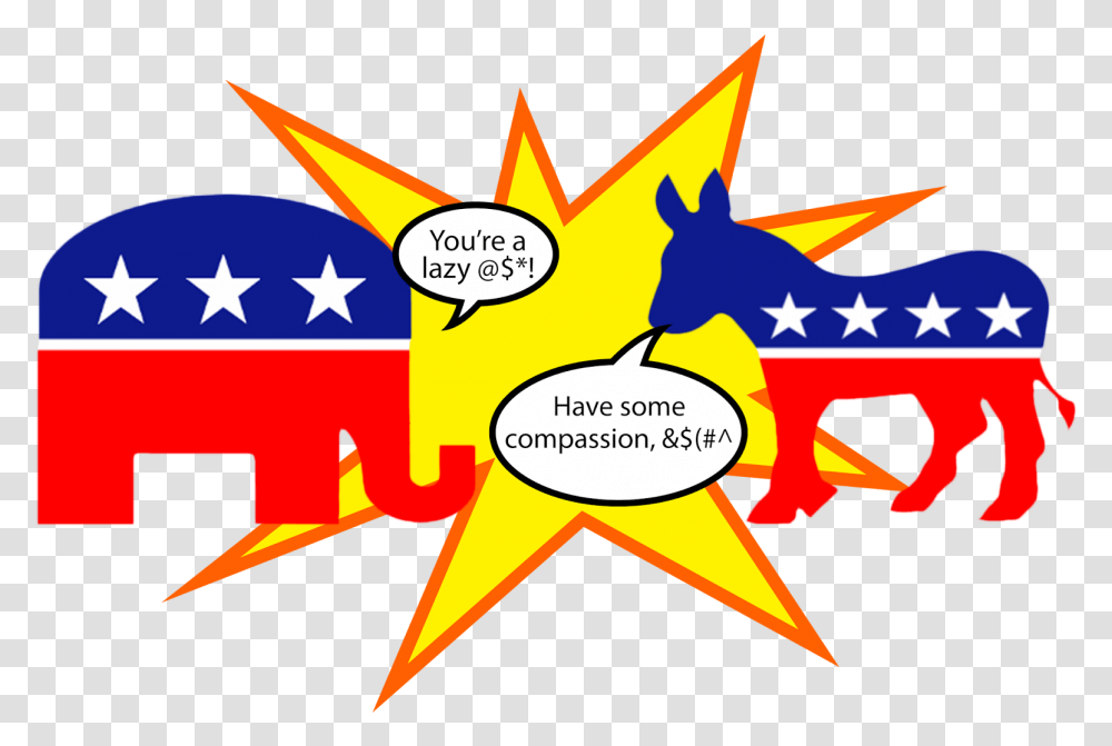 Democracy Clipart Republican Elephant, Star Symbol, Flag, Lighting Transparent Png