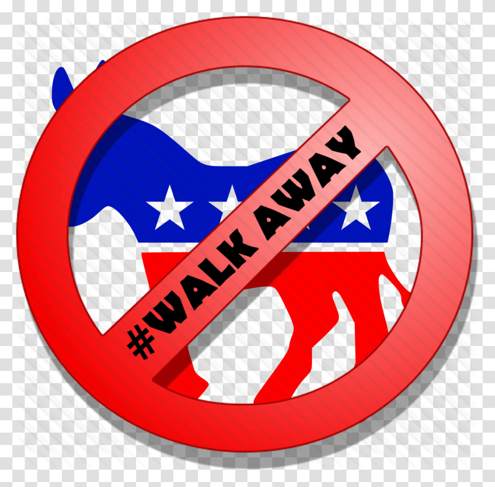 Democrat Donkey Twitter Symbol Background, Logo, Text, Label, Emblem Transparent Png
