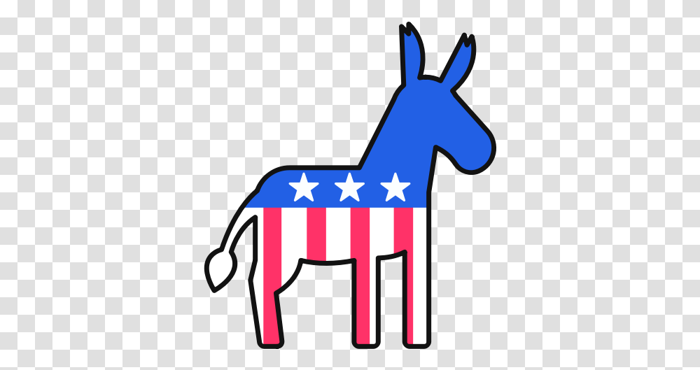 Democrat Emblem Donkey Icon Animal Figure, Symbol, Mammal, Axe, Tool Transparent Png