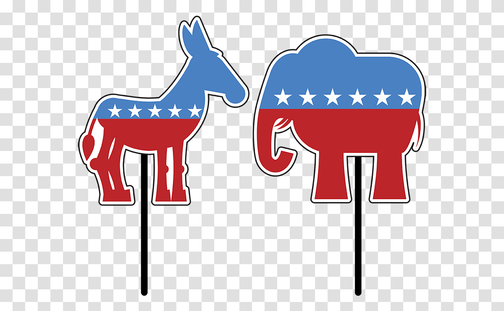 Democratic And Republican, Label, Animal, Mammal Transparent Png