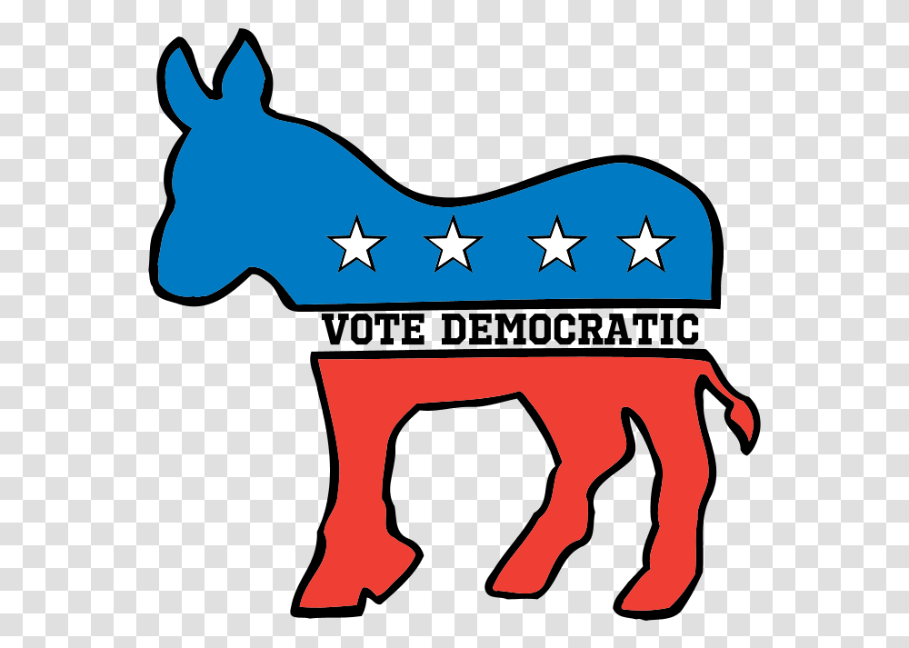 Democratic Donkey Democrat Donkey Background, Star Symbol, Mammal, Animal Transparent Png