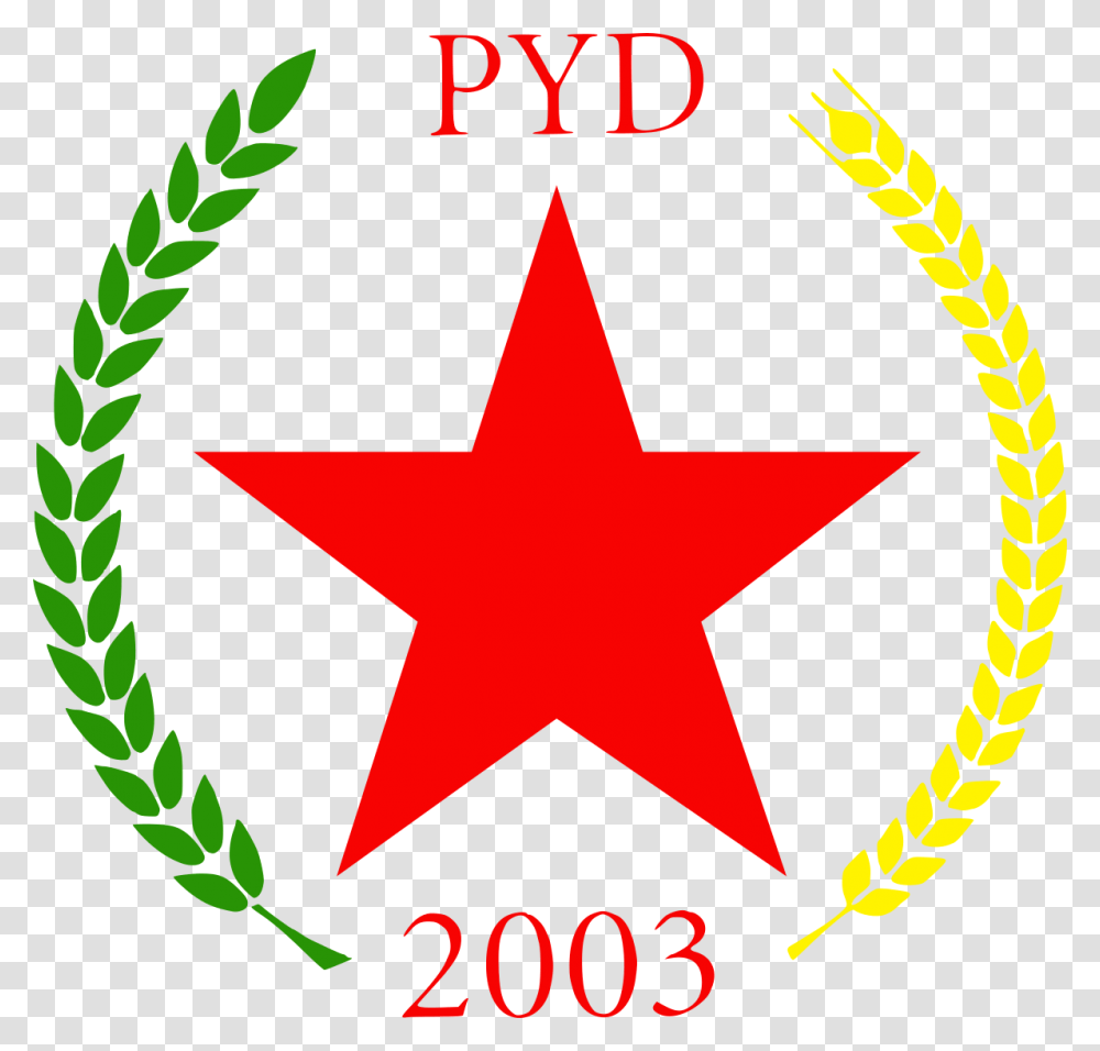 Democratic Union Party, Star Symbol, Cross, Emblem Transparent Png