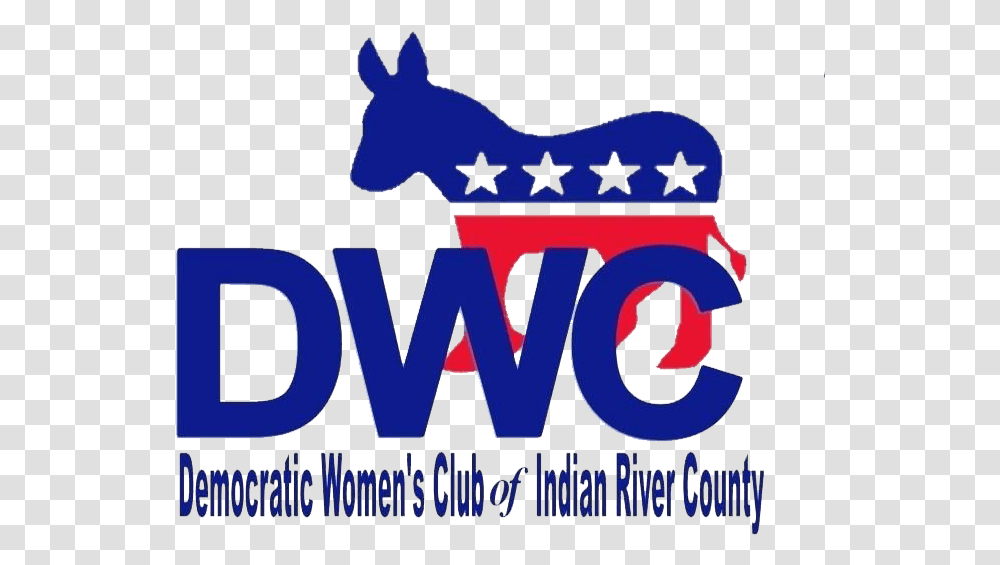 Democratic Women's Club Logo Democrat Donkey, Alphabet, Number Transparent Png