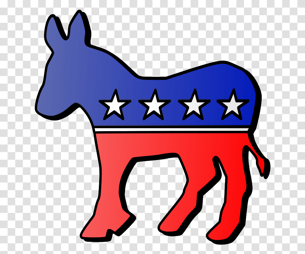 Democrats 3d Background Democrat Donkey, Star Symbol, Mammal, Animal Transparent Png