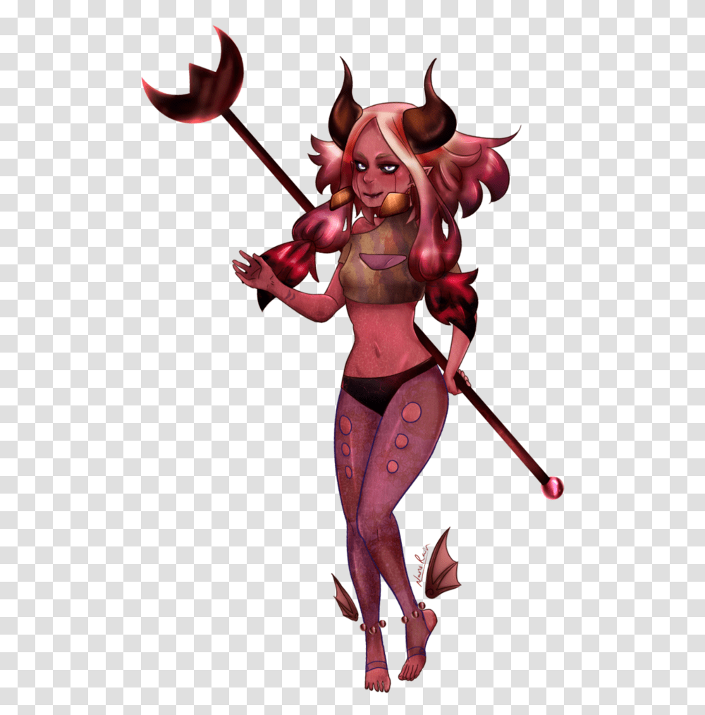 Demon 12 February Rain Devil Runescape Female Demon, Costume, Person, People, Figurine Transparent Png