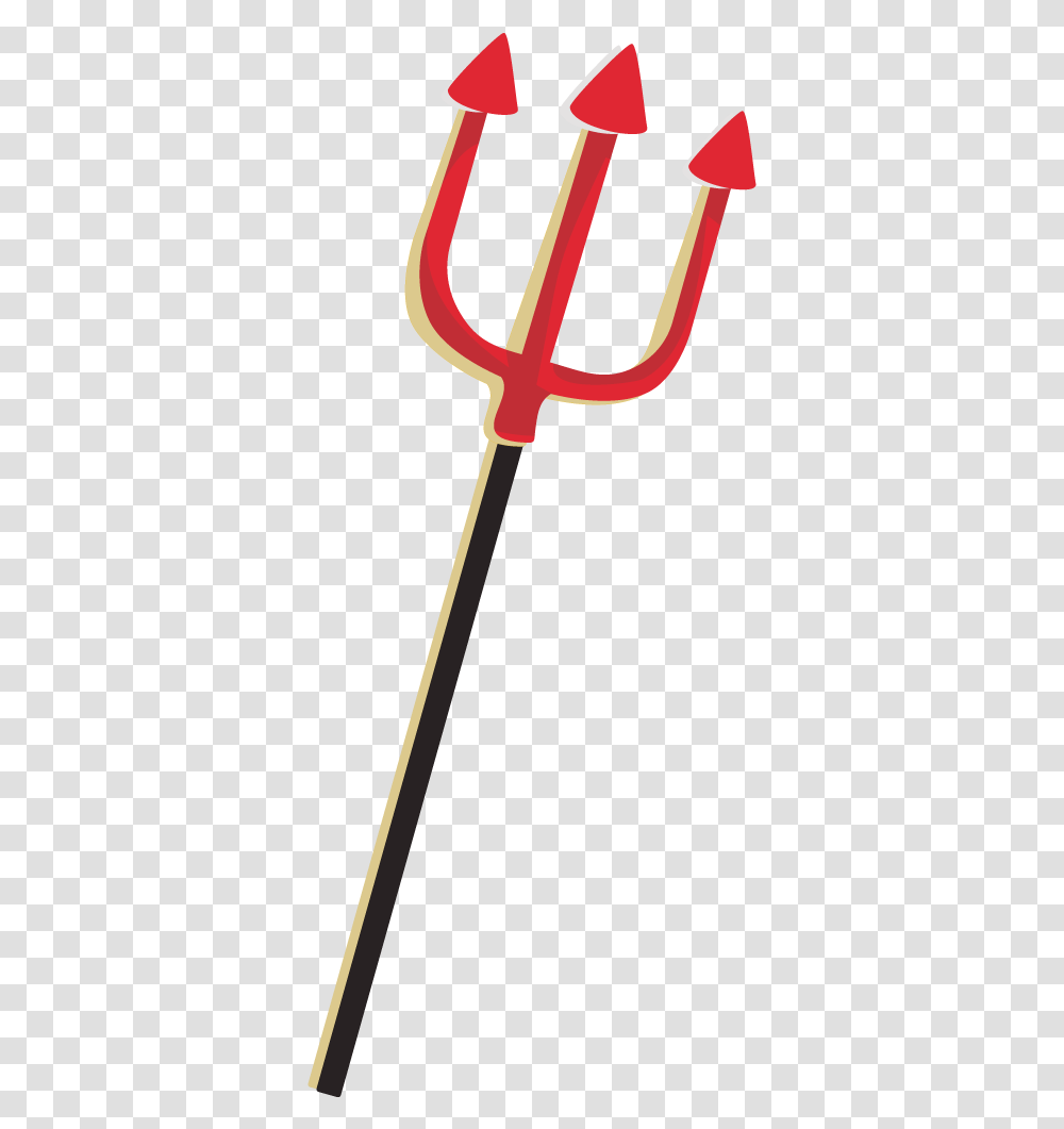 Demon Clipart Devil Trident, Spear, Weapon, Weaponry, Emblem Transparent Png