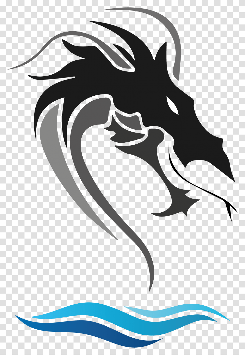 Demon Ebook, Dragon, Stencil Transparent Png