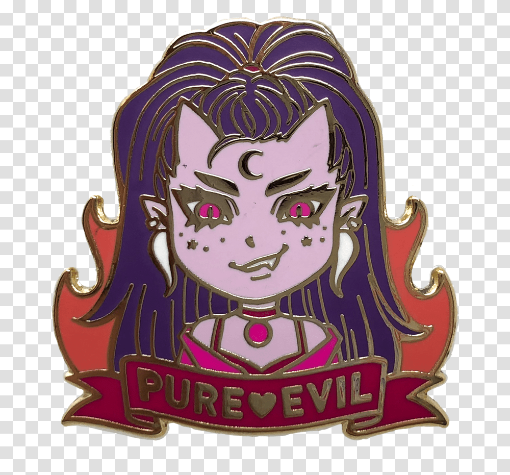 Demon Girl Kai Pin Illustration, Leisure Activities, Art, Label, Text Transparent Png