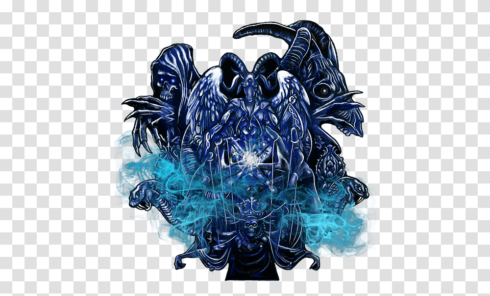 Demon Goat Art, Dragon, Pattern, Fractal Transparent Png