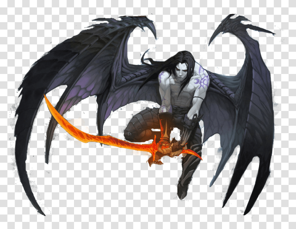 Demon Image Collections Free To Human With Dragon Wings, Horse, Mammal, Animal, Person Transparent Png