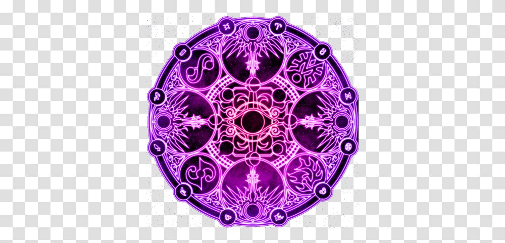 Demon Magic Circle Yuuko Ichihara Magic Circle, Pattern, Ornament, Fractal, Purple Transparent Png