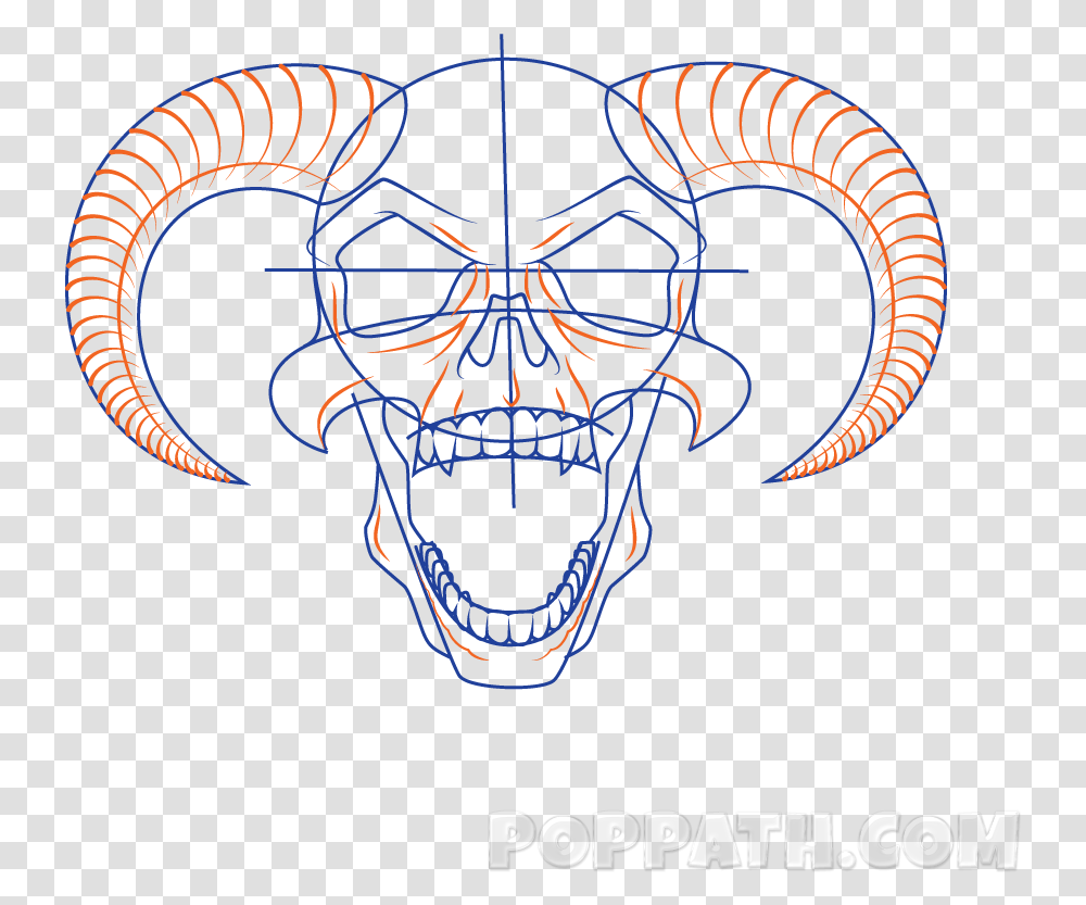 Demon Skull, Light, Hand Transparent Png