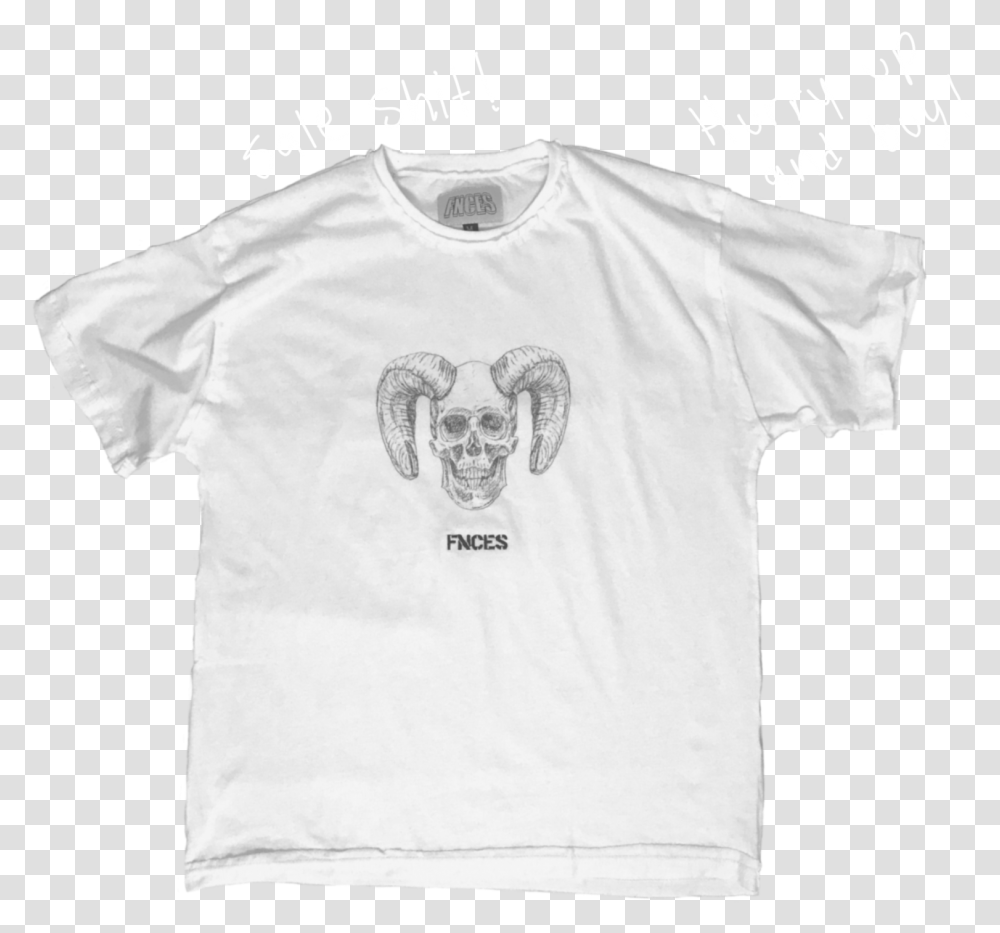 Demon Skull Tee Skull, Apparel, T-Shirt, Sleeve Transparent Png