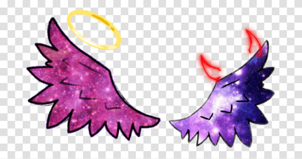 Demon Wing Gacha Life Wings, Purple, Animal, Amethyst, Gemstone Transparent Png