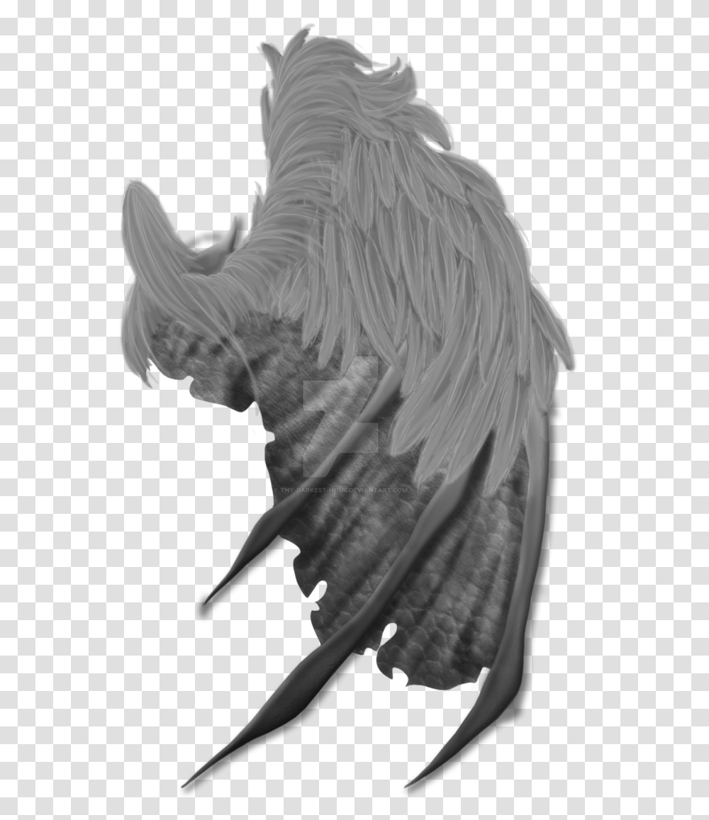 Demon Wings Drawing Demon Wings, Bird, Animal, Angel Transparent Png