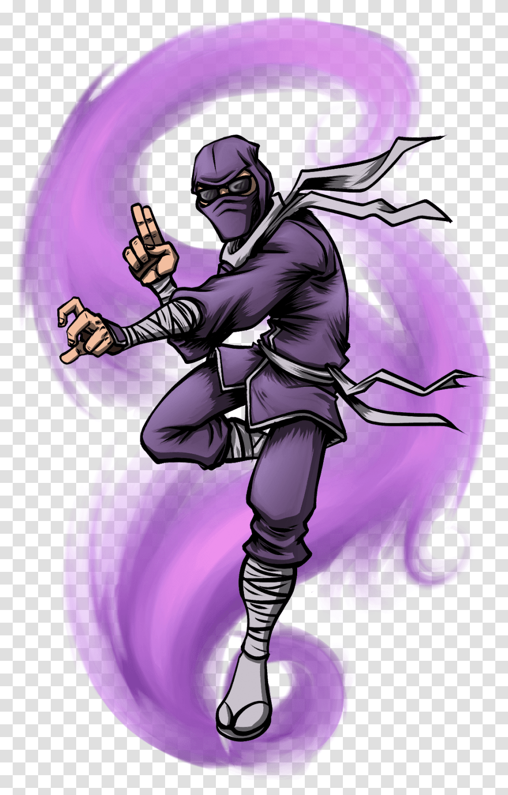 Demonic Bargains Purple Ninja, Helmet, Clothing, Apparel, Person Transparent Png