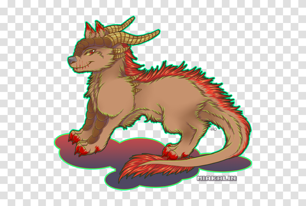 Demonic Dragon Wolf Pup, Chicken, Poultry, Fowl, Bird Transparent Png