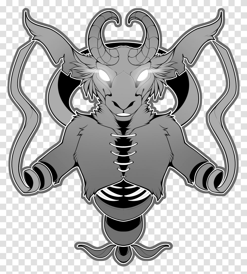 Demonic Goat, Emblem, Glass Transparent Png