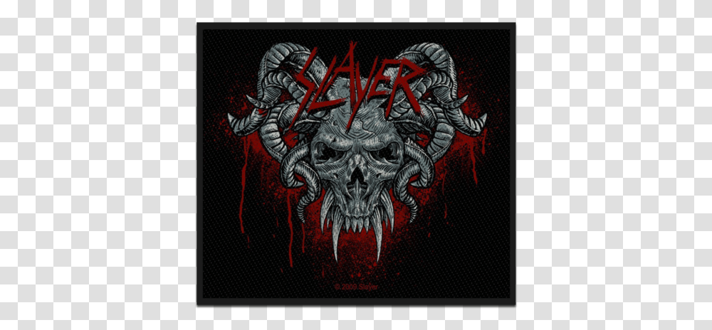 Demonic Woven Patch Slayer T Shirt Design, Dragon, Emblem Transparent Png