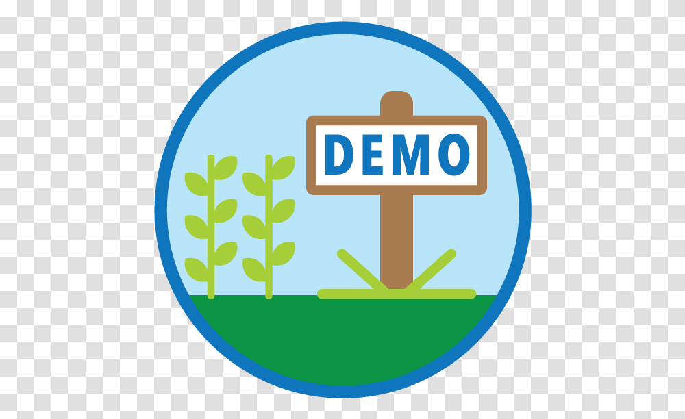 Demonstration Garden Mgv Project Map Icon Sign, Logo, Label Transparent Png