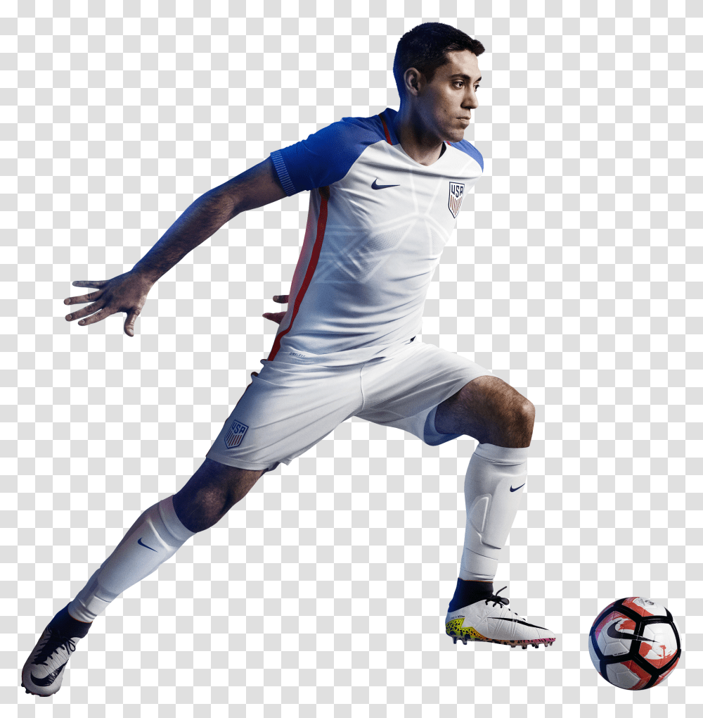 Dempsey Clint Dempsey, Person, Human, People, Kicking Transparent Png
