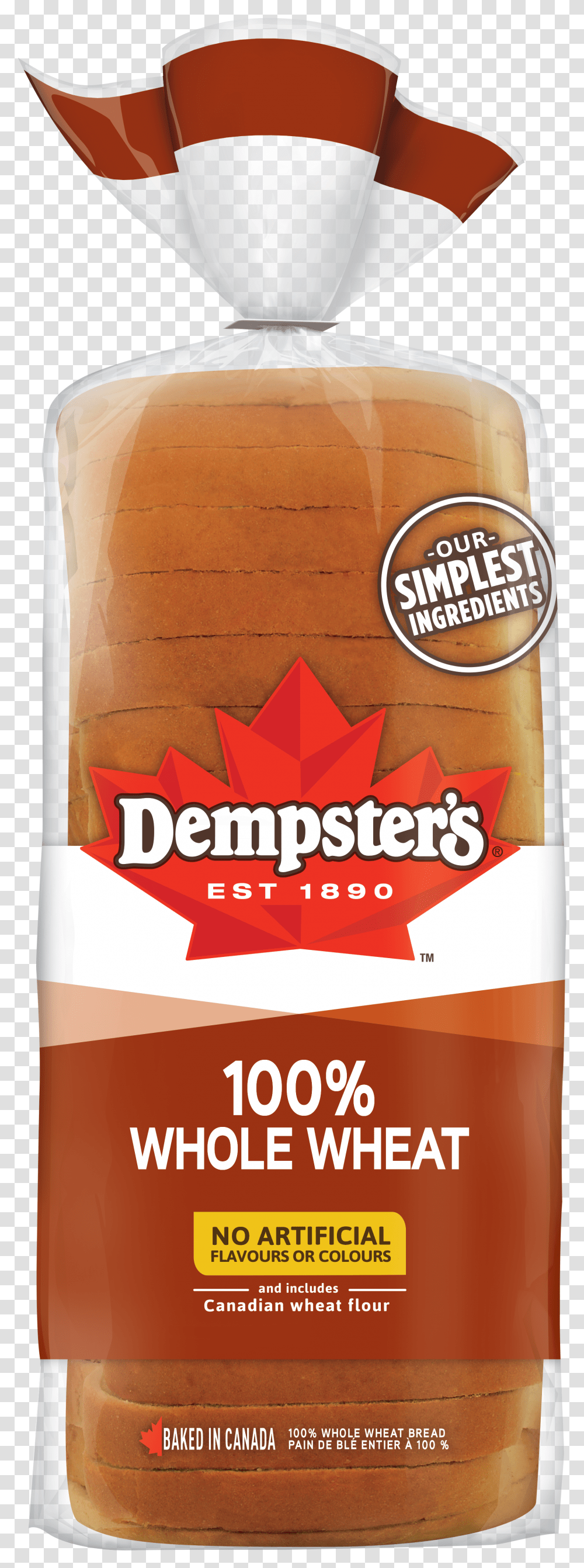Dempster S 100 Whole Wheat Bread Dempsters Bread Transparent Png